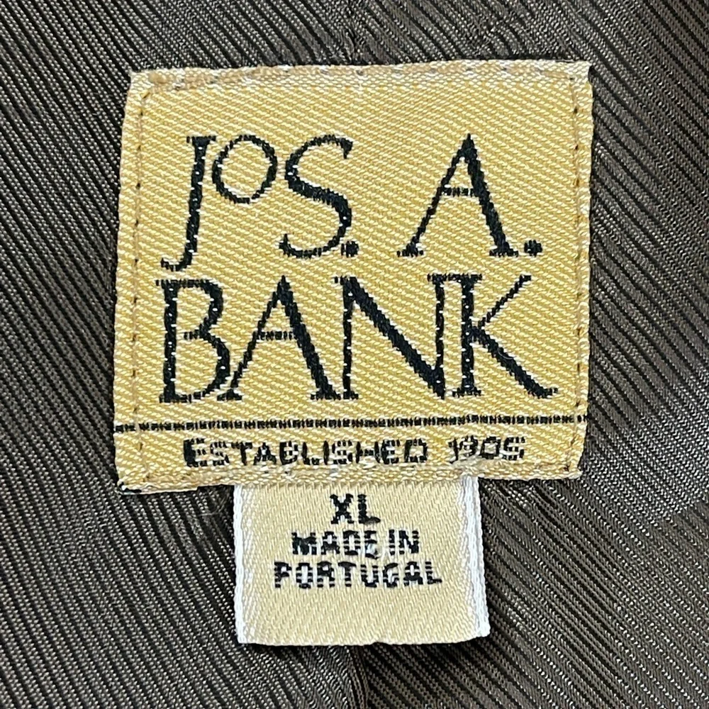 JOS. A. Bank Linen Silk Wool Blend Blazer XL Beige Excellent Condition‎
